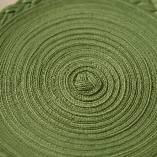 Serene Christmas Table Set – Green & White