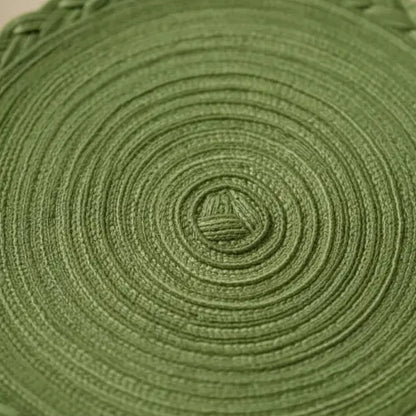 Serene Christmas Table Set – Green & White