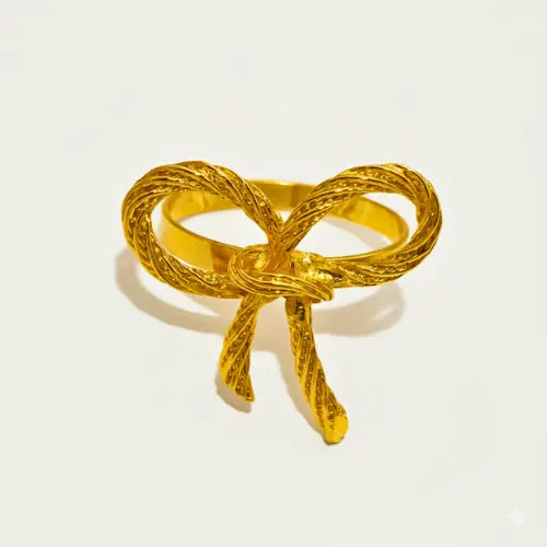 Golden & White Christmas Set – Luxury Bow